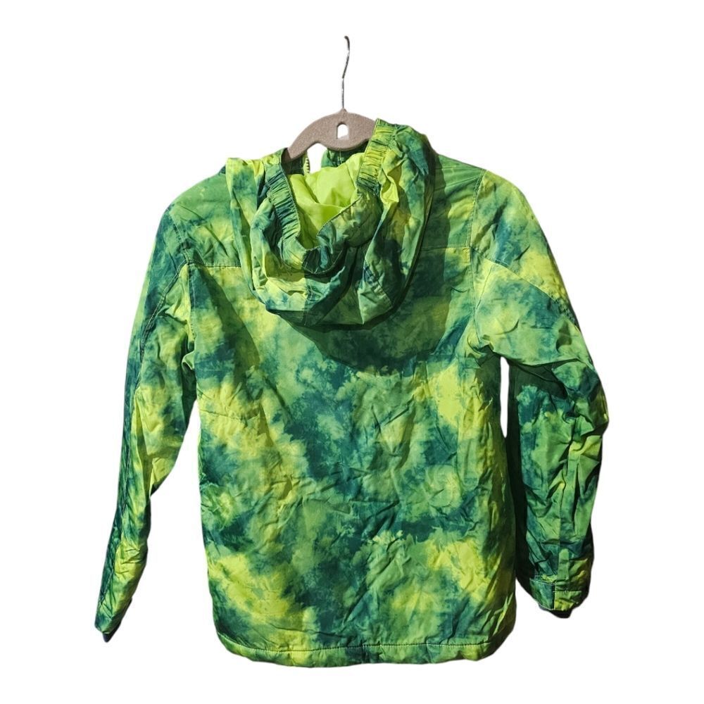 LAND'S END Tie-Dyed Hoodie Coat - Size Medium (10-12) - Picture 2 of 9